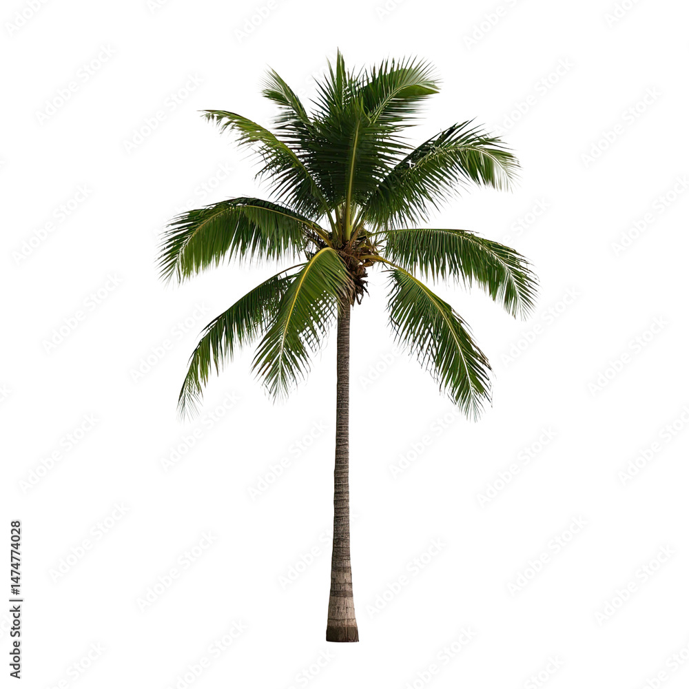 Obraz premium Coconut Trees, Generative AI