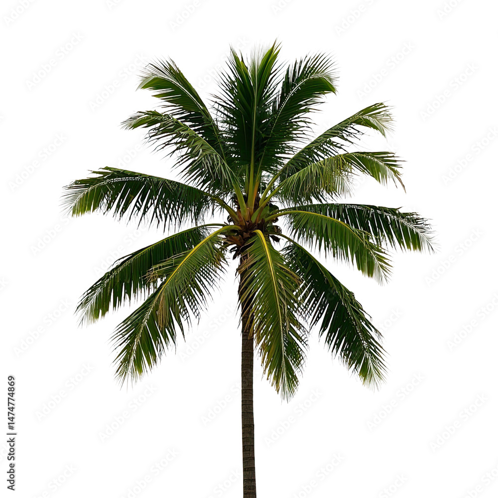 Fototapeta premium Coconut Trees, Generative AI