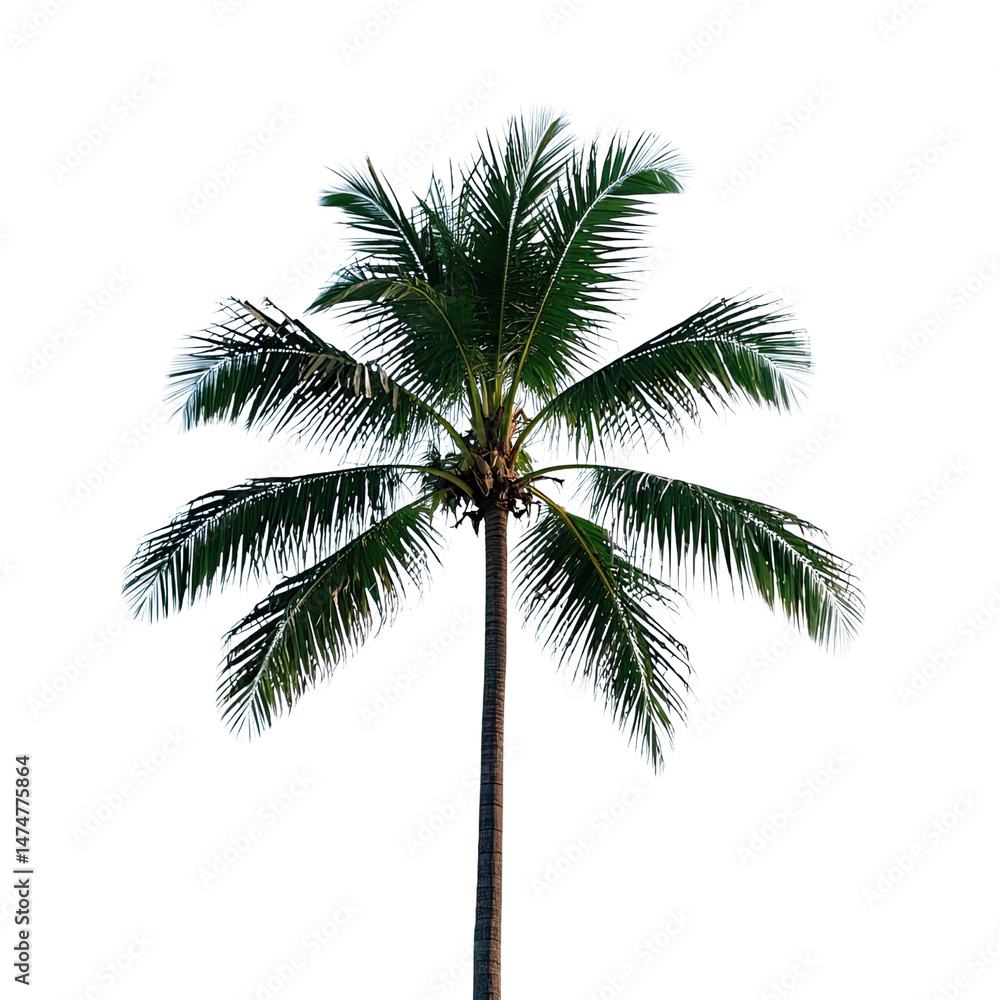 Obraz premium Coconut Trees, Generative AI