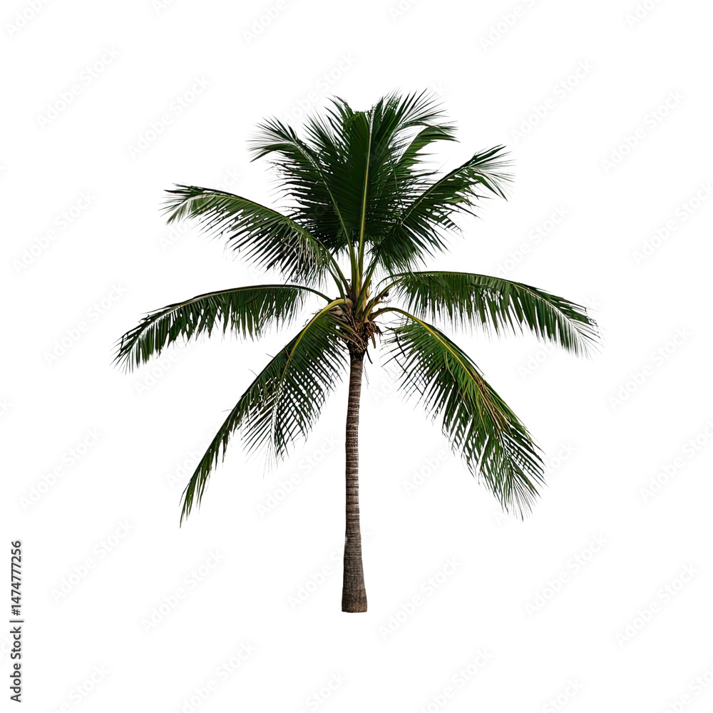 Obraz premium Coconut Trees, Generative AI