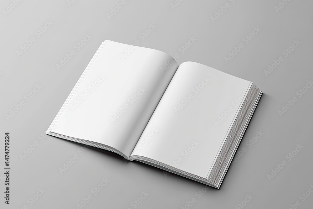 Open book, blank pages (1) Open book, blank pages (1)