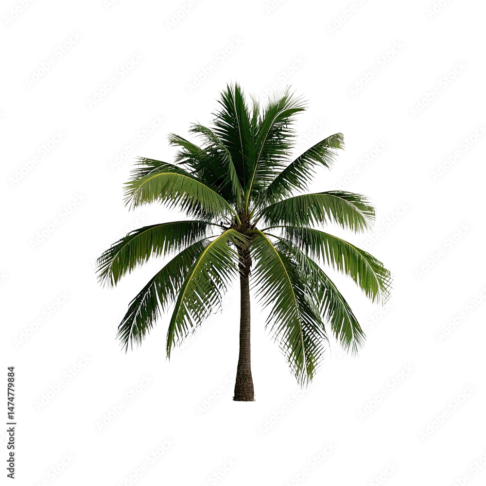 Obraz premium Coconut Trees, Generative AI
