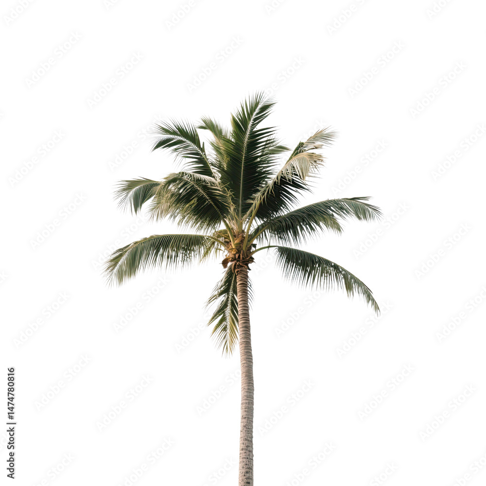 Fototapeta premium Coconut Trees, Generative AI