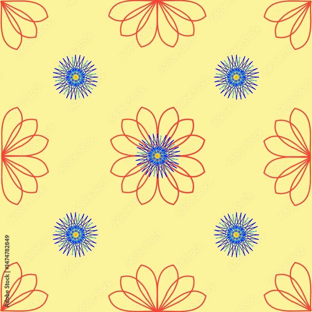 seamless floral pattern,it is a flower pattern with petals and stamens arranged together to create a beautiful,simple image that is not easy onthe eyes,it is a pattern created using geometric shapes. seamless floral pattern,it is a flower pattern with petals and stamens arranged together to create a beautiful,simple image that is not easy onthe eyes,it is a pattern created using geometric shapes.