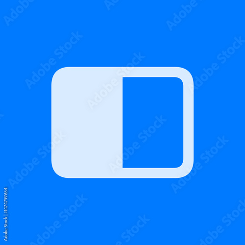 Rectangle Leading Half Filled