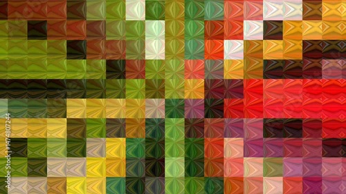 Wallpaper Mural Abstract painting with a variety of colors and shapes. Suitable for backgrounds, print designs, interior decor, and artistic presentations.animated footage Torontodigital.ca