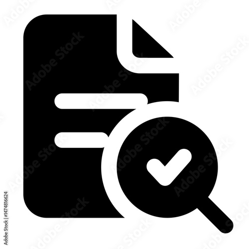 fact checking icon for illustration