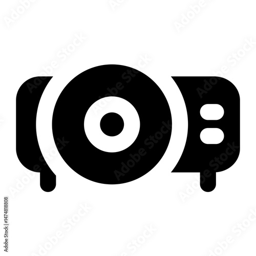 projector icon for illustration