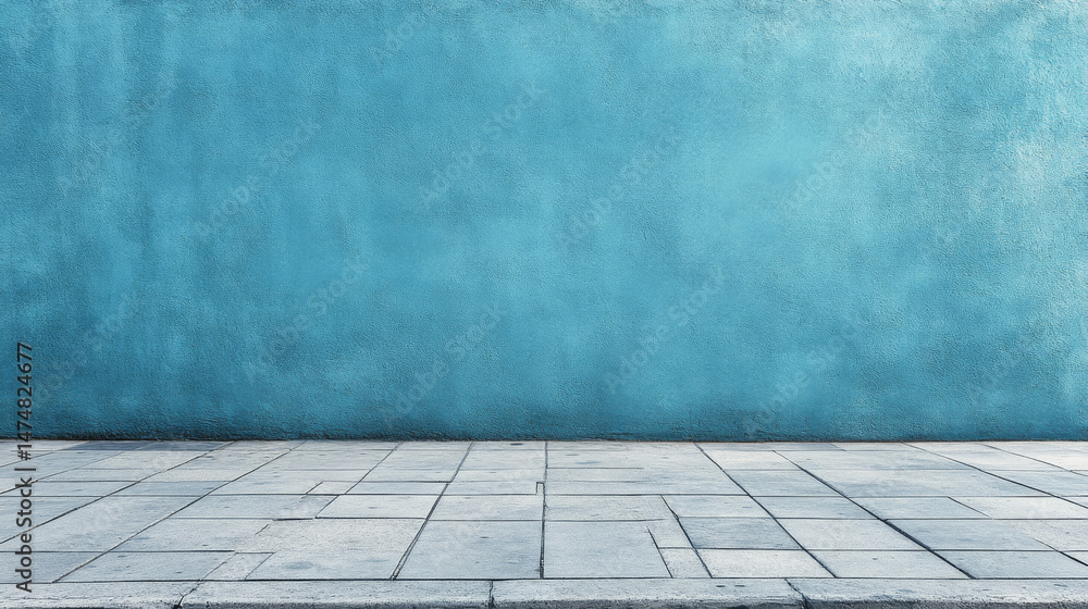Urban backdrop with plain street wall and sidewalk. Urban backdrop with plain street wall and sidewalk.