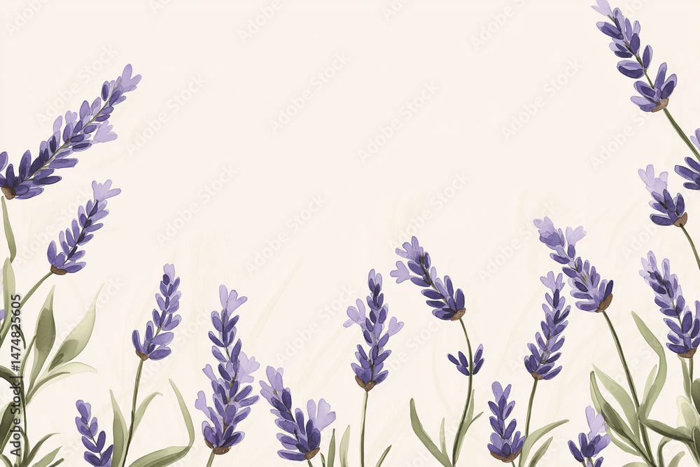 Naklejka premium floral background with blue flowers