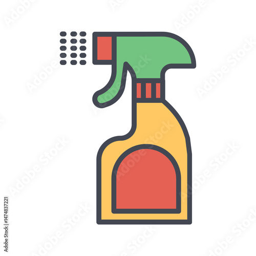 Spray Bottle Vector Icon