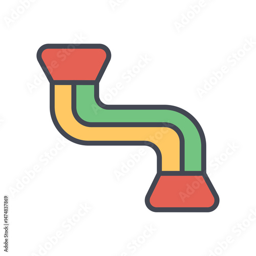 Resistance Band Vector Icon