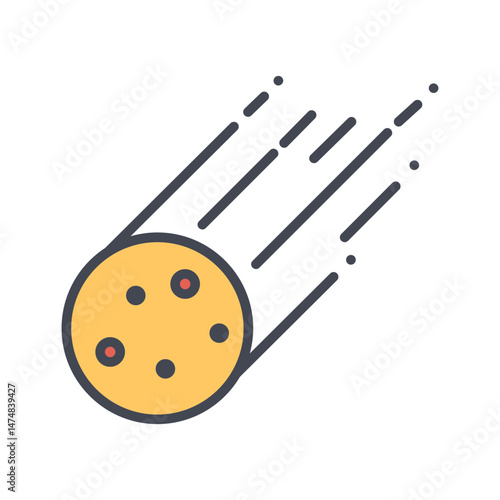 Asteroid Vector Icon