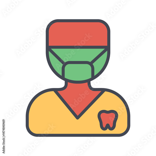 Orthodontist Vector Icon