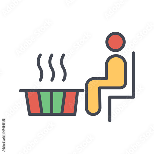 Steam Room Vector Icon