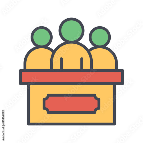 Jury Vector Icon