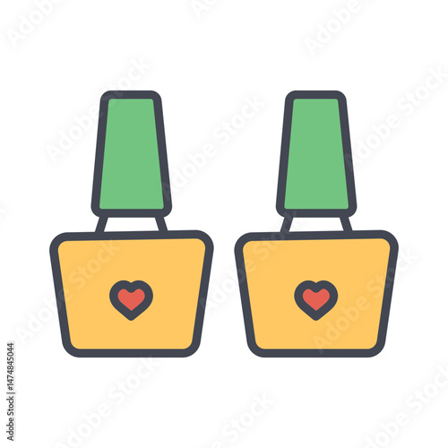 Nail Polish Vector Icon