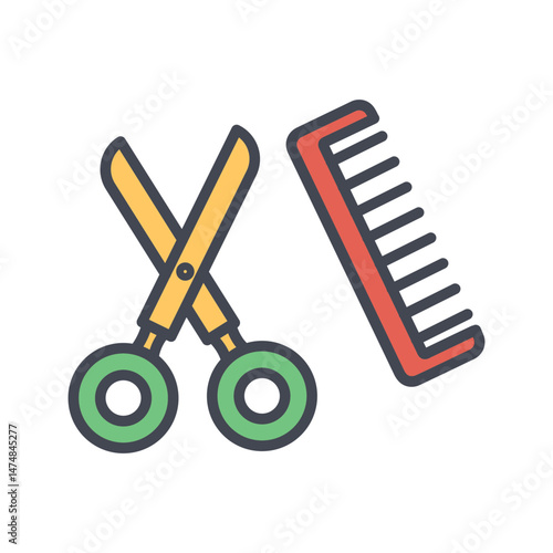Haircut Vector Icon