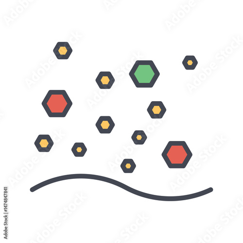 Cosmic Dust Vector Icon