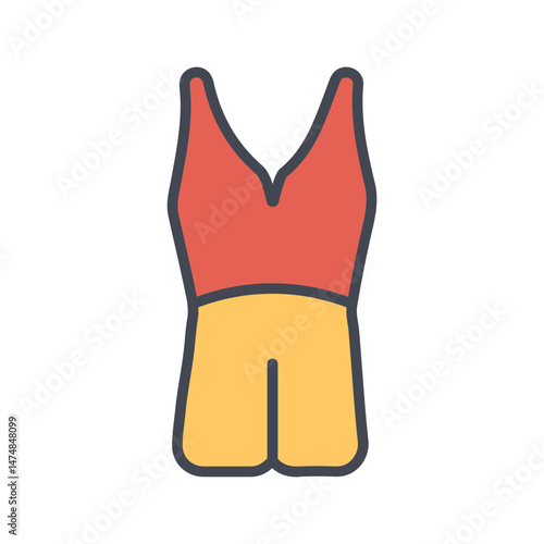 Workout Clothes Vector Icon