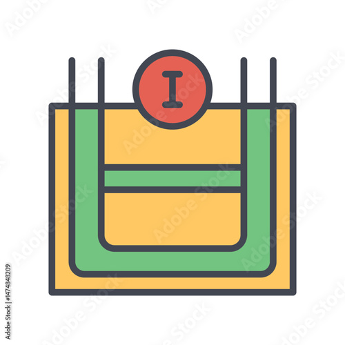 Door Reinforcement Vector Icon