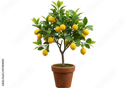 Dwarf Lemon Tree: Potted Citrus Plant