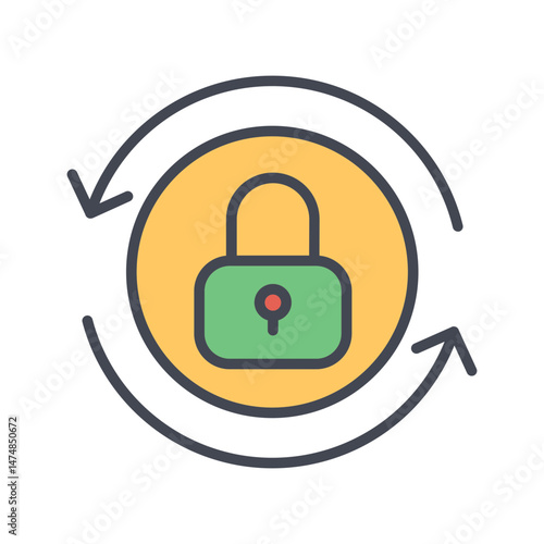 Secure Access Vector Icon