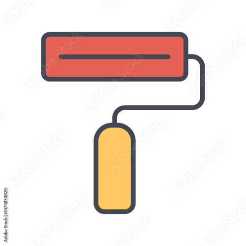 Paint Roller Vector Icon