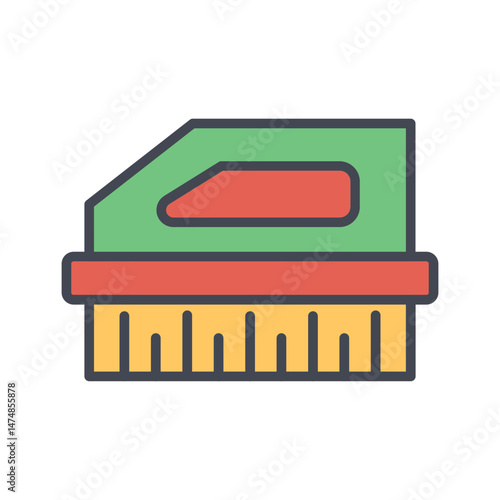 Floor Polishing Vector Icon