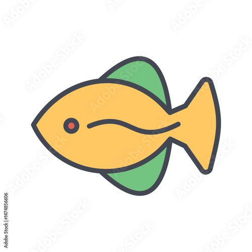 Flounder Vector Icon