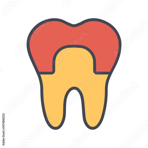 Dental Crown Vector Icon