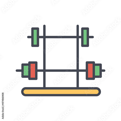 Gym Equipment Vector Icon