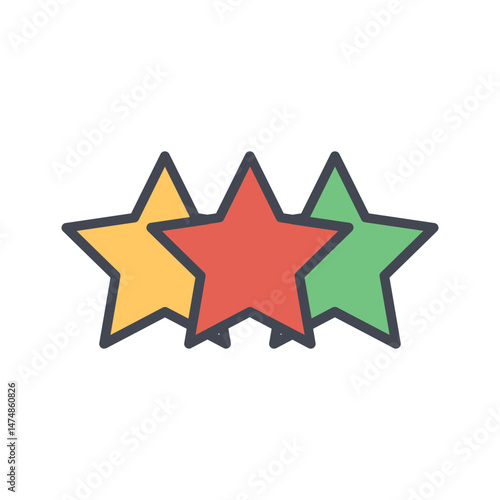 Star Ratings Vector Icon