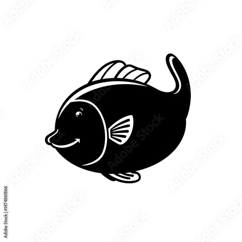 Minimalist Fish Line Art