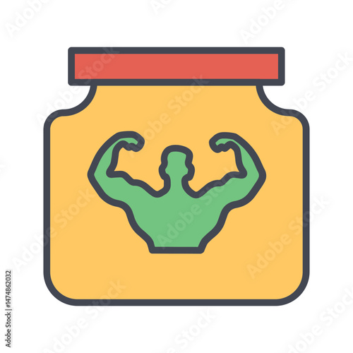Sports Nutrition Vector Icon