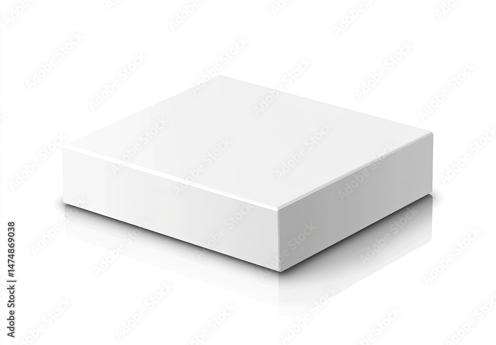 Blank white rectangular box Blank white rectangular box