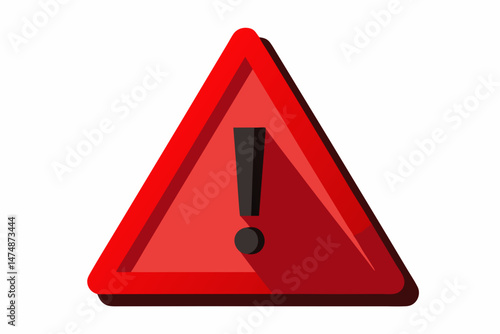 Red Triangle Warning Sign Exclamation Mark Alert Symbol