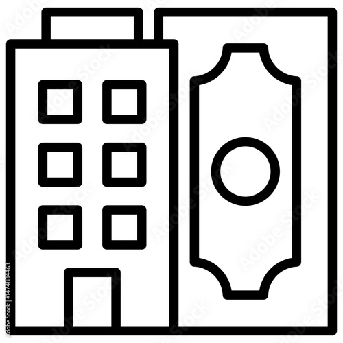 Bank Building Icon