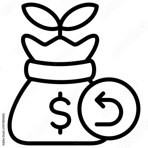 Investment Return Icon