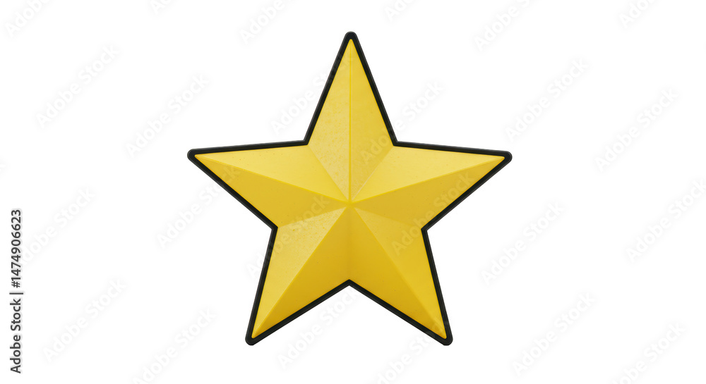 Obraz premium Isolated Golden Star