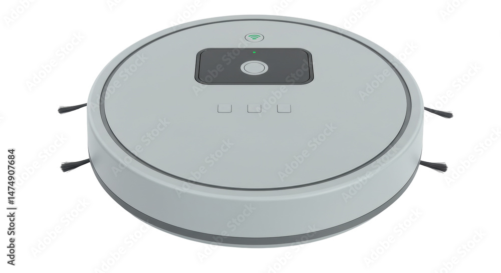 Fototapeta premium Isolated Robot Vacuum Cleaner