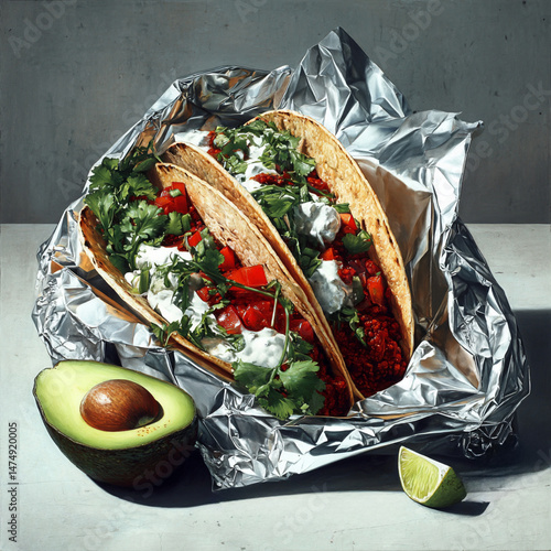 tortillas and avocado