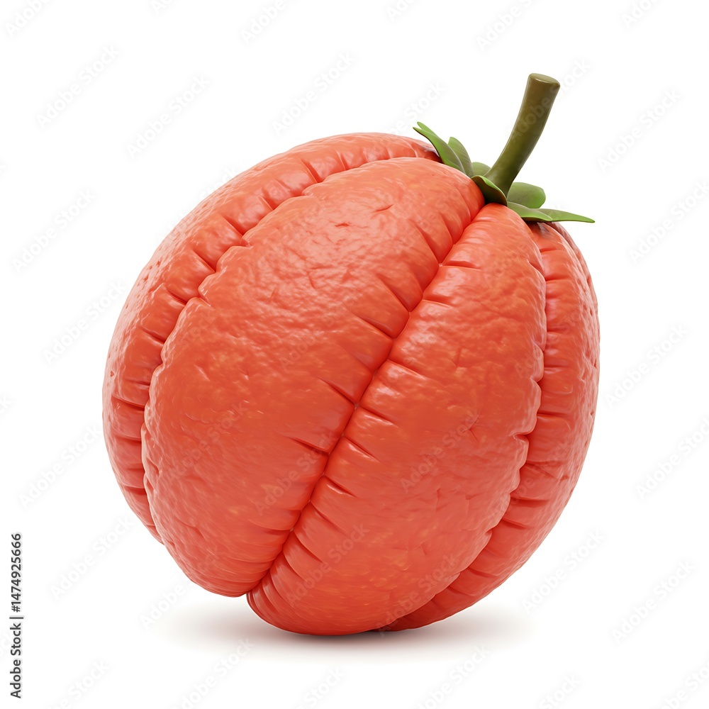 Split red exotic tropical fruit Split red exotic tropical fruit