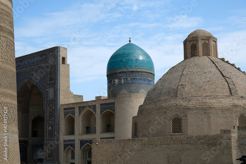 walls and roofs of buildings of the architectural ensemble Poi-Kalyan, Bukhara