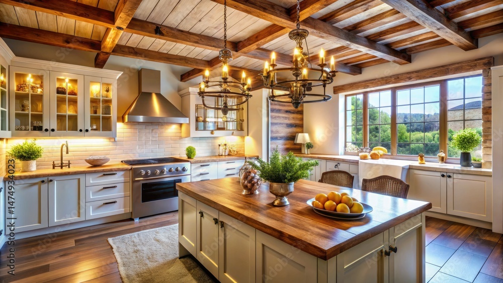 Farmhouse Kitchen Chandeliers: Soft Lighting, Rustic Charm, Warm Interior Design Farmhouse Kitchen Chandeliers: Soft Lighting, Rustic Charm, Warm Interior Design