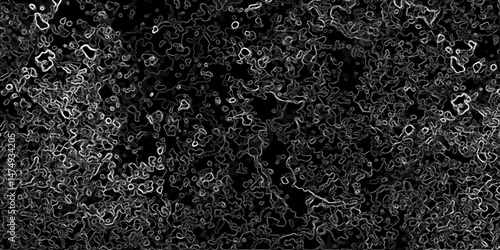 Abstract texture resembling an organic network or microscopic biological pattern. Neural or cellular appearance, suggestive of electron microscope neural pathways, or topographic microstructures.