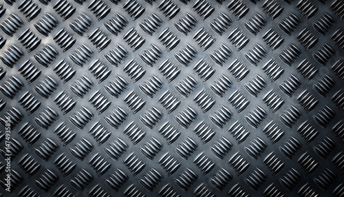 textured diamond plate metal background