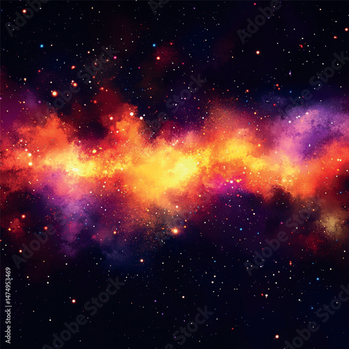 image of a pink-orange background in the form of waves on a black background, abstraction
