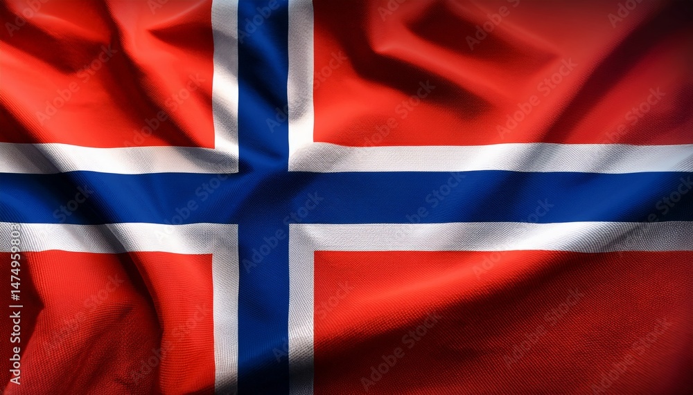 Fototapeta premium Bouvet Island national flag