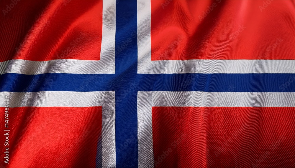 Fototapeta premium Bouvet Island national flag